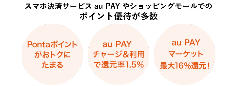 auPayカードの還元率